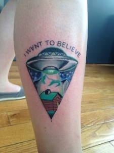 UFO Tattoo Designs