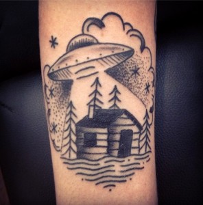 UFO Tattoo Images