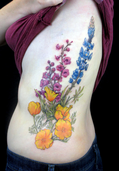 Wildflower Tattoos Designs, Ideas and Meaning | Tattoos For You