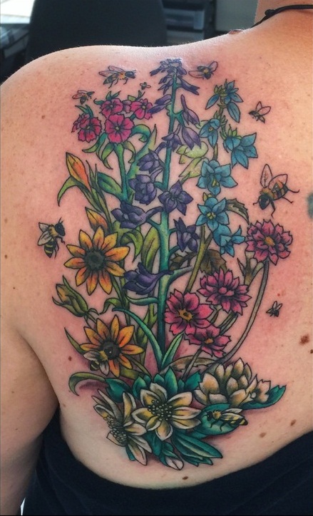 Wildflower Tattoos Designs, Ideas and Meaning | Tattoos ...