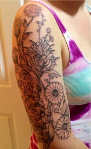 Wildflower Tattoo Sleeve