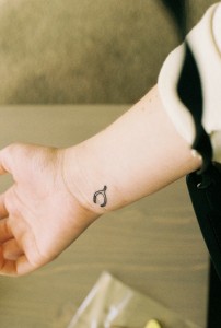 Wishbone Tattoo Wrist