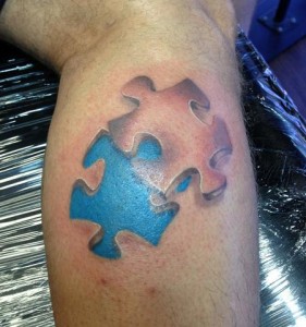 3d Puzzle Tattoo