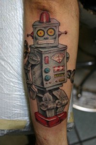 3d Tattoos Robot
