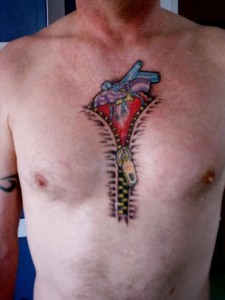 3d Zipper Tattoo