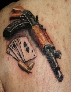 AK47 Tattoo Designs