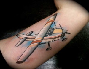 Airplane Tattoo Designs