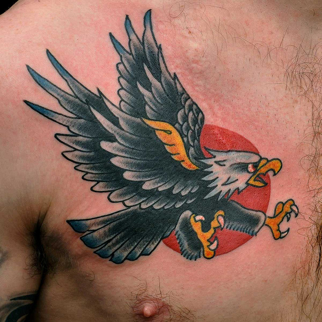 Update 92 about eagle and snake chest tattoo super hot  indaotaonec