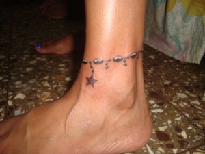 Ankle Bracelet Tattoo