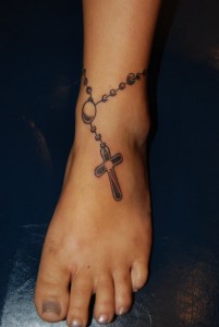 Ankle Bracelet Tattoos