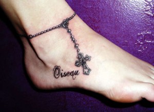 Anklet Tattoos with Names