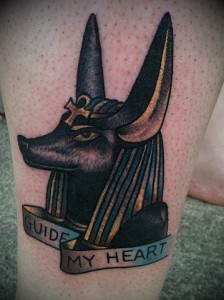 Anubis Head Tattoo