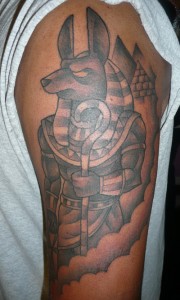 Anubis Tattoo Arm