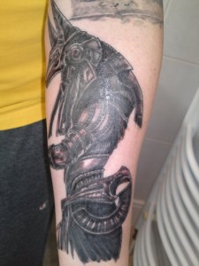 Anubis Tattoo Sleeve