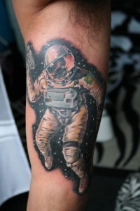 Astronaut Tattoo Designs