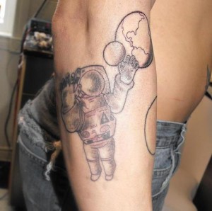 Astronaut Tattoo Sleeve