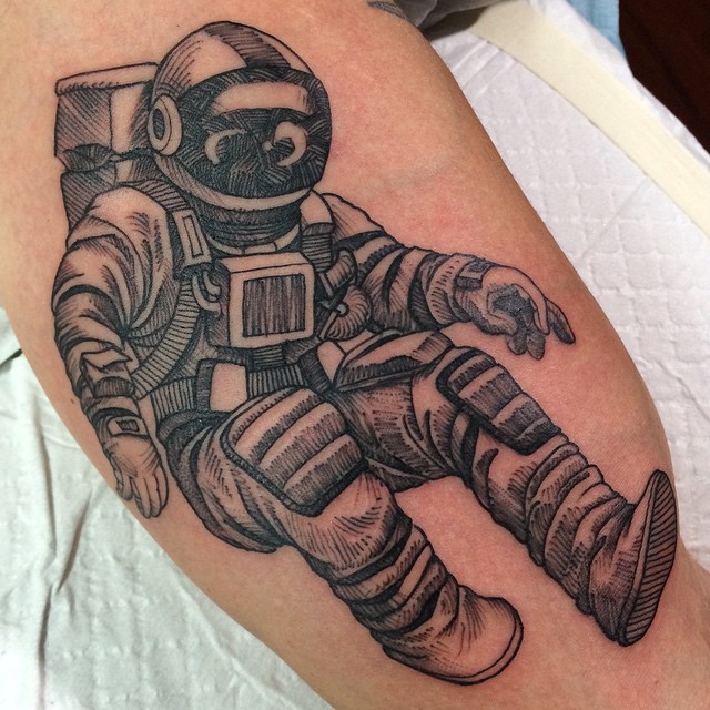 Astronaut Tattoos Designs, Ideas and Meaning | Tattoos For You