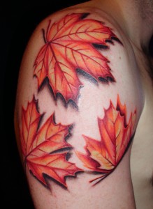 Autumn Leaf Tattoo