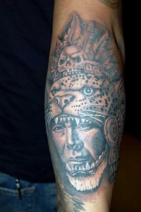 Aztec Jaguar Tattoo