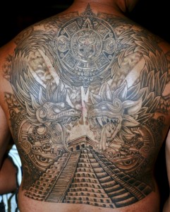 Aztec Pyramid Tattoo