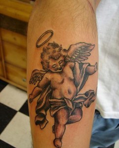 Baby Angel Sleeve Tattoos