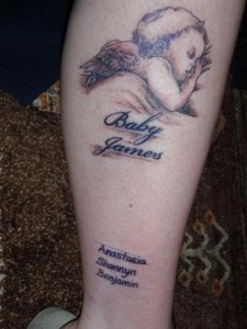 Baby Angel Tattoos Designs