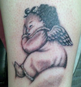 Baby Angel Tattoos for Girls