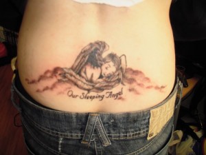 Baby Angel Tattoos for Women