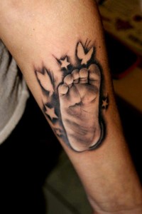Baby Boy Footprint Tattoos