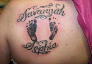 Baby Footprint Tattoo Ideas