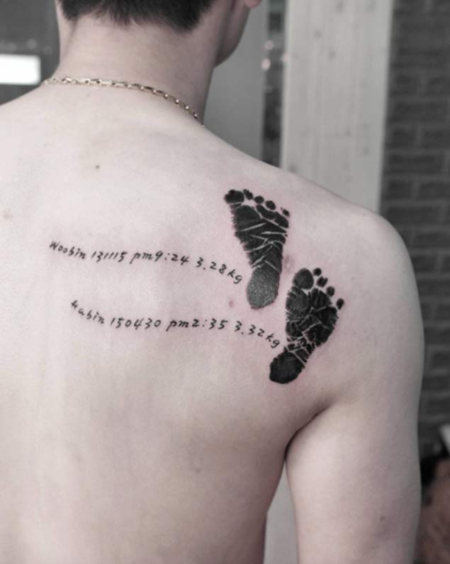 Baby Footprint Tattoos Designs, Ideas and Meaning Tattoos For You