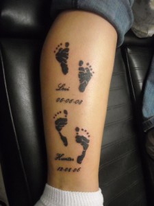 Baby Footprint Ttattoos Designs