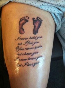 Baby Footprints Tattoo