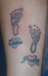 Baby Footprints Tattoos