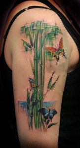 Bamboo Tattoo Sleeve