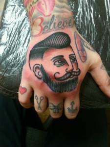 Barber Hand Tattoos