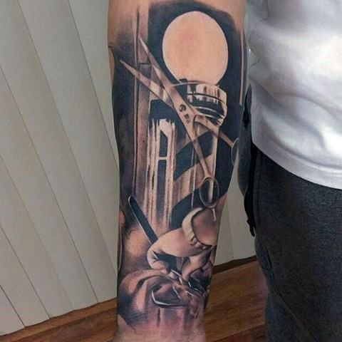 Barber Tattoos Designs, Ideas and Meaning | Tattoos For You