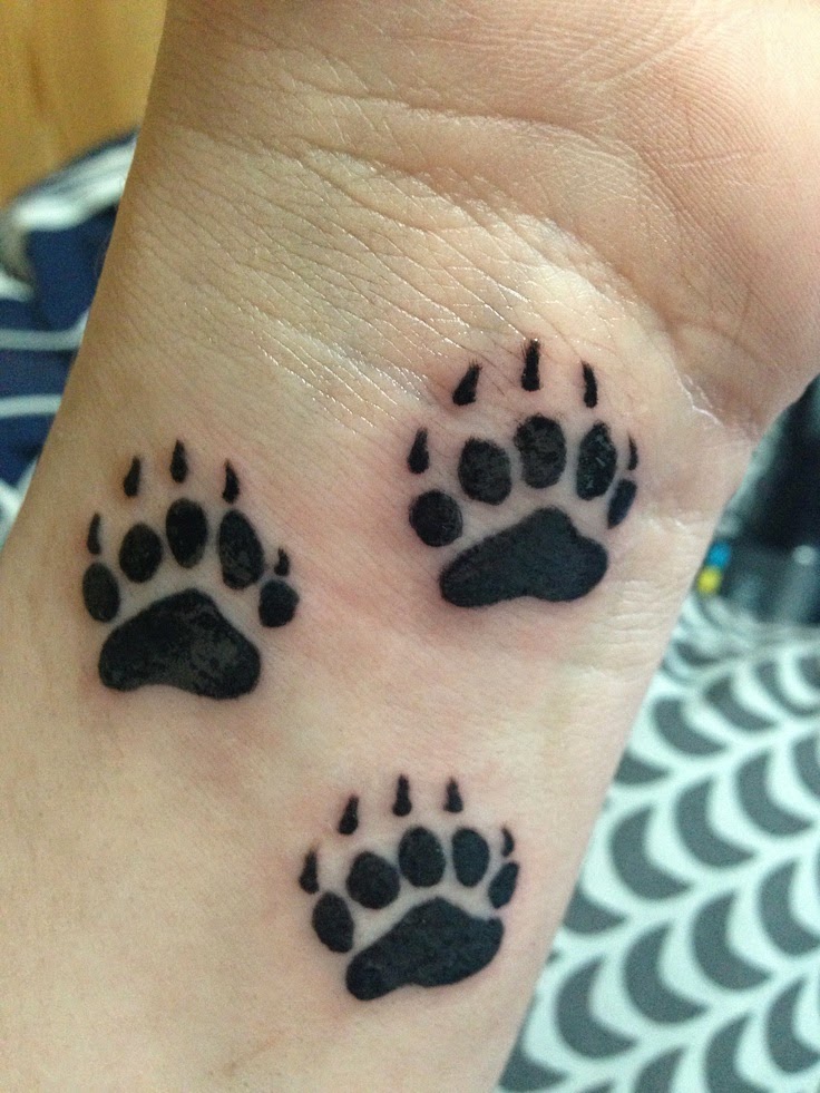 Bear Paw Tattoos Designs, Ideas and Meaning | Tattoos For You