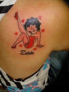 Betty Boop Tattoos Designs