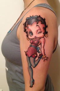 Betty Boop Tattoos Images