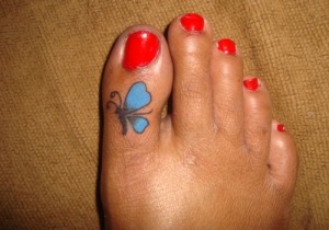 Big Toe Tattoo