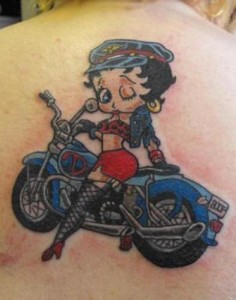 Biker Betty Boop Tattoos