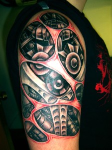 Biomech Tattoo Images