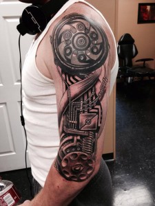 Biomech Tattoo Sleeve