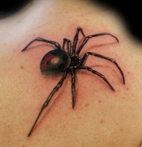 Black Widow Spider Tattoo