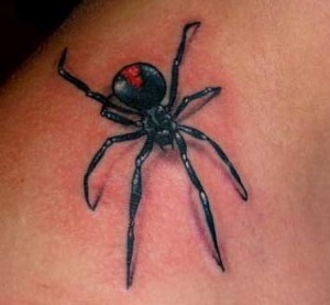 Black Widow Spider Tattoos