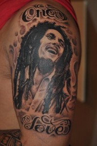 Bob Marley One Love Tattoos