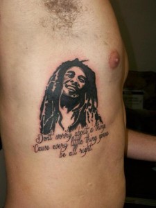 Bob Marley Tattoo Ideas