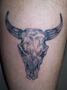 Bull Skull Tattoo