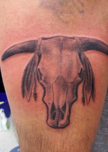 Bull Skull Tattoo Designs